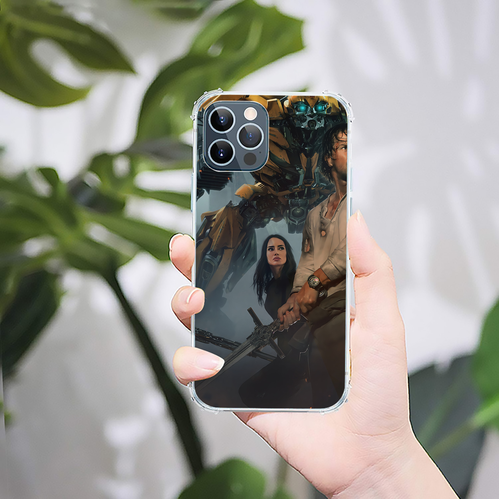 （画像用） Transformers トランスフォーマー 【iPhone 12シリーズ対応】透明スマホケース（クリアソフトケース）